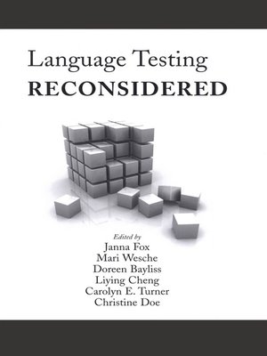 cover image of Language Testing Reconsidered